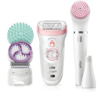 Braun Silk-épil 9 Silk-épil Beauty Set 9 9-985 Deluxe 7-in-1 Cordless Wet & Dry Hair Removal - Epilator, Shaver, Exfoliator, Cleansing Kit for Face & Body | 9-985BS  | 4210201223023 | AGDBRADEP0109