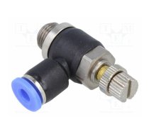 Throttle-check valve; -0.95÷15bar; nickel plated brass,PBT | 188.018-4  | 188.018-4