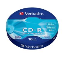 CD-R 52x 700MB 10P SP Extra Protection Wrap 43725 | ECVRBCRO0000001  | 023942437253 | 43725