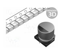 Capacitor: electrolytic; SMD; 220uF; 10VDC; Ø8x10.2mm; 2000h; 500mΩ | EEETG1A221P | EEETG1A221P