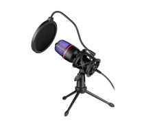 Defender FORTE GMC 300 Wired Microphone with STREAM RGB USB Streaming Tripod | 64631  | 4714033646314 | WLONONWCRFMUK