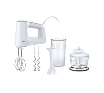 Braun | MultiMix 3 Hand Mixer | HM 3135 WH | Hand Mixer | 500 W | Number of speeds 5 | Turbo mode | White | HM 3135  | 8021098773241