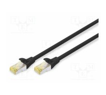 Patch cord; S/FTP; Cat 6a; RJ45 plug,both sides; stranded; Cu; 10m | DK-1644-A-100/BL | DK-1644-A-100/BL