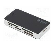 Card reader: memory; USB B micro socket; USB 3.0; black,silver | DA-70330-1 | DA-70330-1