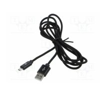 Cable; Cablexpert; USB 2.0; USB A plug,USB B micro plug; 1.8m | CCDB-MUSB2B-AMBM-6 | CCDB-MUSB2B-AMBM-6