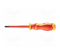 Screwdriver: insulated; Pozidriv®; PZ2; Blade length: 100mm; 1kVAC | NEO-04-136 | 04-136
