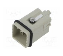 Connector: HDC; contact insert; male; EPIC H-Q; PIN: 12; 10A; 400V | 44424071 | 44424071