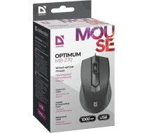 Defender Optimum MB-270 mouse Office Right-hand USB Type-A Optical 1000 DPI | 52270 | 4714033522700 | PERDFNMYS0086