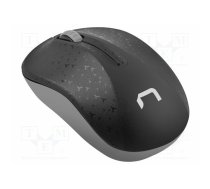 Mouse; TOUCAN; black,grey; USB A; wireless,optical; No.of butt: 3 | NMY-1650 | NMY-1650