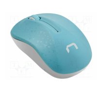 Mouse; TOUCAN; white,blue; USB A; wireless,optical; No.of butt: 3 | NMY-1651 | NMY-1651