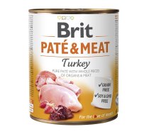 BRIT Paté & Meat with Turkey - wet dog food - 800g | DLZRITKMP0050 | 8595602557561 | DLZRITKMP0050