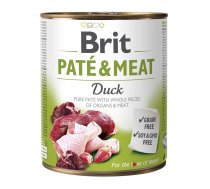 BRIT Paté & Meat with Duck - wet dog food - 800g | DLZRITKMP0051 | 8595602557516 | DLZRITKMP0051
