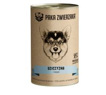 PAKA ZWIERZAKA Game and salmon - wet dog food - 400g | DLPPZWKAM0002 | 5907780109259 | DLPPZWKAM0002