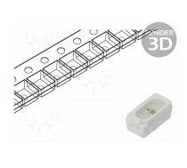 LED; blue (ice blue); SMD; PLCC4; 35÷38lm; 11.2÷12VDC; 120°; 25mA | OSB6CVS3C1A | OSB6CVS3C1A