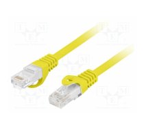 Patch cord; U/UTP; Cat 6; RJ45 plug,both sides; stranded; Cu; LSZH | PCU6-10CU-0025-Y | PCU6-10CU-0025-Y