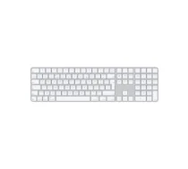 Apple Magic Keyboard with Touch ID and Numeric Keypad | Keyboard | Wireless | English | White | MXK73Z/A | 195949655180