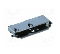 Connector: USB B micro; SMT; PIN: 10; gold-plated | GSB343133HR-AMP-0 | GSB343133HR