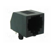Connector: RJ12; PIN: 6; Cat 3; unshielded; gold-plated; 6p6c; THT | SS90000003-BEL-0 | SS-90000-003