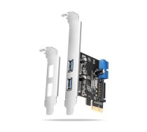 AXAGON PCI-Express card with a pair of internal and a pair of external USB 5Gbps ports | PCEU-232RS | PCEU-232RS | 8595247908599