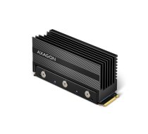 AXAGON Passive aluminum heatsink for single-sided and double-sided M.2 SSD disks, size 2280, height 36 mm | CLR-M2XL | CLR-M2XL | 8595247906595