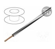 Wire; H05V-K,LgY; stranded; Cu; 1.5mm2; PVC; black-white; 300V,500V | LGY1.5-BK/WH | LGY1.5-BK/WH