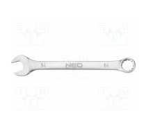 Wrench: combination spanner; double-sided; 14mm; L: 180mm | NEO-09-658 | 09-658