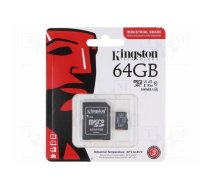 Memory card; microSDHC,microSDXC; 64GB; industrial; R: 100MB/s | SDCIT2/64GB | SDCIT2/64GB