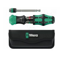 Screwdriver: universal-set; with ratchet; Kraftform Kompakt 20 | WERA.05051514001 | 05051514001