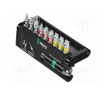 Tools set: screwdriver bits; plastic box; 1/4"; 10pcs. | WERA.05056374001 | 05056374001