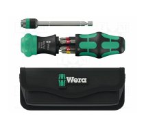 Screwdriver: universal-set; Phillips,slot; Kraftform Kompakt 25 | WERA.05051515001 | 05051515001