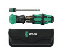 Screwdriver: universal-set; square,Phillips,slot; case; 6pcs. | WERA.05051516001 | 05051516001