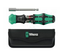 Screwdriver: universal-set; with ratchet; Kraftform Kompakt 28 | WERA.05051520001 | 05051520001