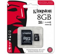 KINGSTON 8GB microSDHC Industrial C10 | SDCIT2/8GB | 740617321012
