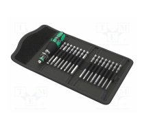 Screwdriver: universal-set; Holder: hexagonal; 1/4"; case; 17pcs. | WERA.05051042001 | 05051042001