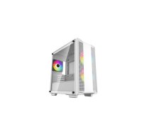 Deepcool ARGB Micro-ATX CASE CC360 White Mini-ITX / Micro-ATX 4 Power supply included No 1x USB3.0 1x USB2.0 1x Audio ABS+SPCC+Tempe | R-CC360-WHAPM3-G-1 | 6933412774945