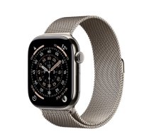 Apple Watch Series 11 GPS + Cellular 42mm Natural Titanium Case with Natural Milanese Loop | MF8P4MP/A | 195950629637 | ATAPPZAS11MF8P4