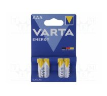 Battery: alkaline; AAA,R3; 1.5V; non-rechargeable; 4pcs. | BAT-LR3X4BLENERGYV | 4103229414
