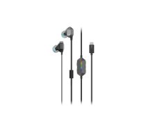 Lenovo Legion E510. Produkttyp: Kopfhörer. Übertragungstechnik: Kabelgebunden. Empfohlene Nutzung: Gaming. Kopfhörerfrequenz: 20 - 40000 Hz. Gewicht: 26 g. Produktfarbe: Grau (GXD1N40797) | GXD1N40797 | 195892093084 | GXD1N40797