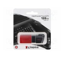 Pendrive; USB 3.2 Gen 1; 128GB; DataTraveler Exodia M; red; USB A | DTXM/128GB | DTXM/128GB