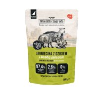 WIEJSKA ZAGRODA Lamb with wild boar - wet dog food - 500g | DLPWZAKAM0021 | 5905342298670 | DLPWZAKAM0021