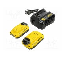 Re-battery: Li-Ion; 18V; 4Ah; Kit: charger; FATMAX V20 | STL-SFMCB12D2-QW | SFMCB12D2-QW