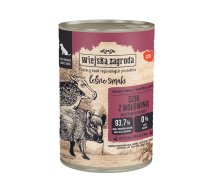 WIEJSKA ZAGRODA Forest Flavours Wild boar with beef - wet dog food - 400g | DLPWZAKAM0033 | 5905342296997 | DLPWZAKAM0033