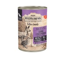 WIEJSKA ZAGRODA Forest Flavours Roe deer with a quail - wet dog food - 400g | DLPWZAKAM0035 | 5905342297017 | DLPWZAKAM0035