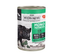 WIEJSKA ZAGRODA Monoprotein Wild boar - wet dog food - 400g | DLPWZAKAM0036 | 5905342297444 | DLPWZAKAM0036