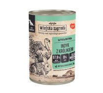 WIEJSKA ZAGRODA Turkey with rabbit - wet dog food - 400g | DLPWZAKAM0029 | 5905342295815 | DLPWZAKAM0029