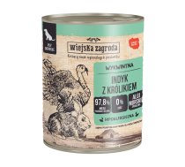 WIEJSKA ZAGRODA Turkey with rabbit - wet dog food - 800g | DLPWZAKAM0030 | 5905342295822 | DLPWZAKAM0030
