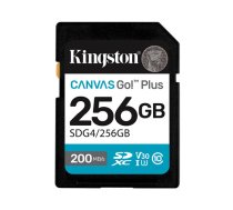 KINGSTON 256GB SDXC Canvas Go Plus Gen4 | SDG4/256GB | 740617347739
