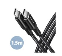 AXAGON | Data and charging cable, 1.5 m | BUCM-CM15AB | USB Type C to USB Type C | BUCM-CM15AB | 8595247907387