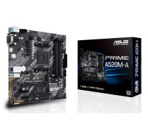 Pagrindinė plokštė ASUS PRIME A520M-A II DDR4 AM4 micro ATX | 90MB17H0-M0EAYC | 4711081135395 | 90MB17H0-M0EAYC