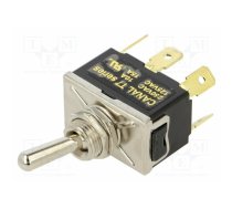 Switch: toggle; Pos: 2; DPDT; ON-ON; 10A/250VAC; Leads: connectors | T7A22A3B2H5R | T7A22A3B2H5R